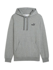 Puma Grey Small No. 1 Logo Hoodie Fleece - Image 4 of 5