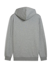 Puma Grey Small No. 1 Logo Hoodie Fleece - Image 5 of 5