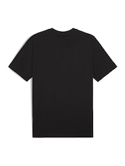 Puma Black ESS Small No 1 Logo 100% Cotton T-Shirt - Image 7 of 7