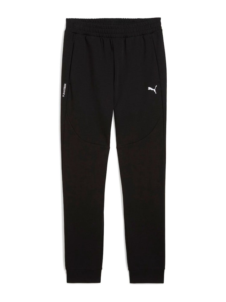 Puma Black PUMATECH Double Knit Cuffed Leg Trousers - Image 1 of 2