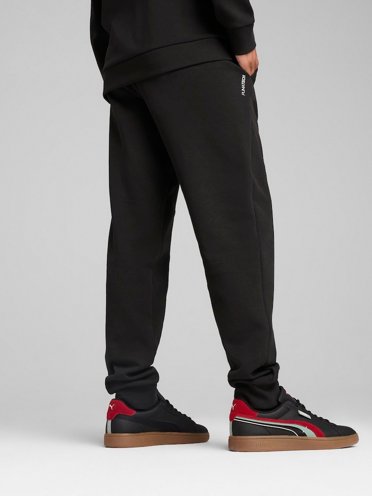 Puma Black PUMATECH Double Knit Cuffed Leg Trousers - Image 2 of 7 Puma Black PUMATECH Double Knit Cuffed Leg Trousers - Image 2 of 7