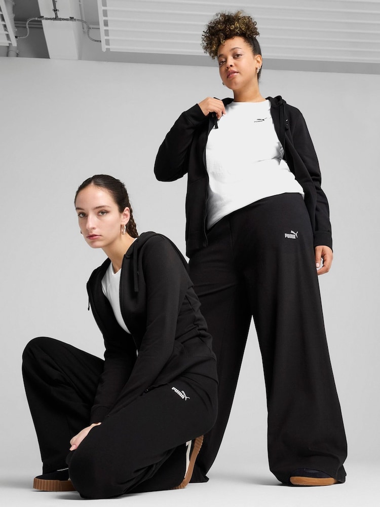 Puma Black ESS Small No 1 Logo High Waist Straight Leggings - Image 1 of 6 Puma Black ESS Small No 1 Logo High Waist Straight Leggings - Image 1 of 6