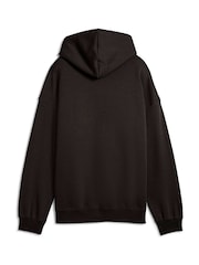 Puma Black Puma ESS Oversized Hoodie Fleece - Image 2 of 2