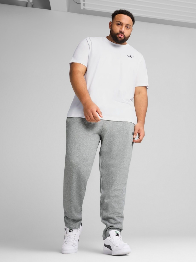 Puma White ESS Small No 1 Logo 100% Cotton T-Shirt - Image 1 of 7