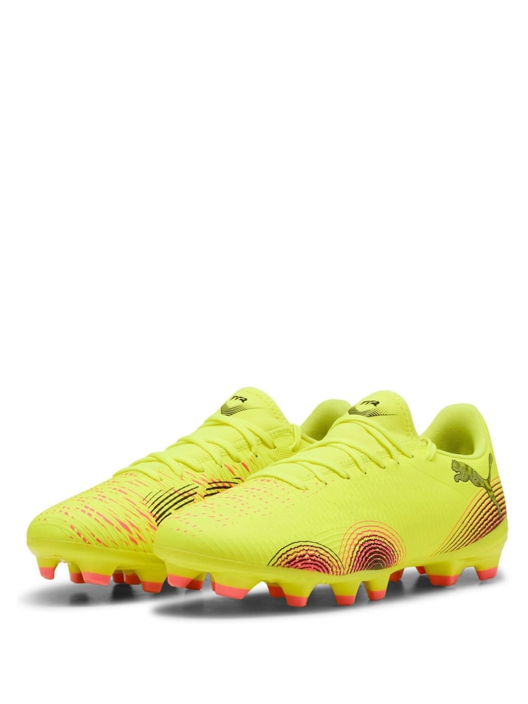 Puma Yellow Future 8 Play Football Boots - Image 3 of 6
