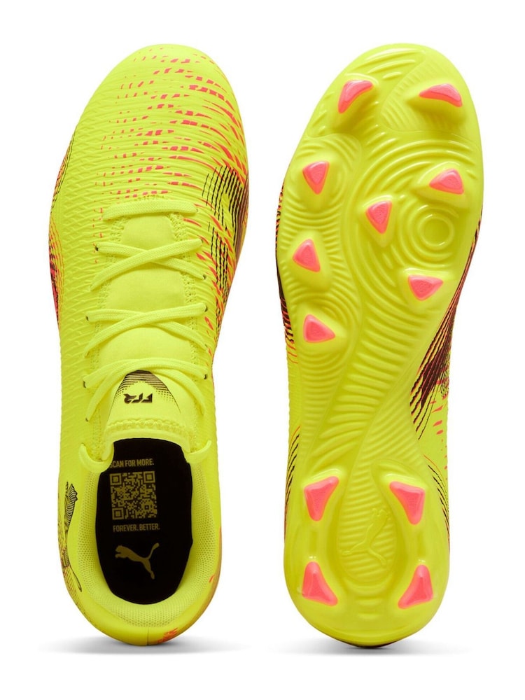 Puma Yellow Future 8 Play Football Boots - Image 4 of 6