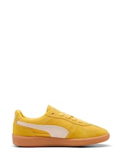 Puma Yellow Palermo Trainers - Image 2 of 6