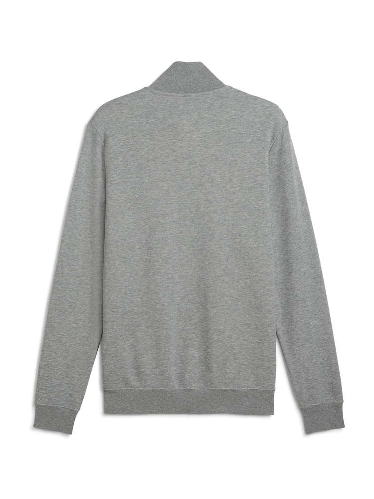 Puma Grey ESS No 1 Logo Half-Zip Fleece - Image 2 of 2