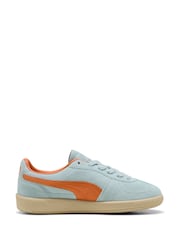 Puma Blue/Orange Palermo Trainers - Image 1 of 6