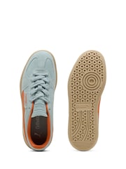 Puma Blue/Orange Palermo Trainers - Image 4 of 6