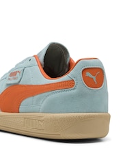 Puma Blue/Orange Palermo Trainers - Image 6 of 6