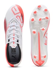 Puma White Ultra 5 Play Fg/ag Football Boots - Image 4 of 6