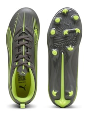 Puma Grey/Green Ultra 5 Play Football Boots - Image 4 of 6