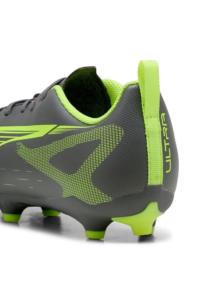 Puma Grey/Green Ultra 5 Play Football Boots - Image 6 of 6