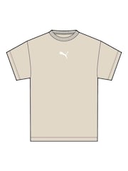 Puma Cream Womens ESS Relaxed T-Shirt - Image 2 of 3