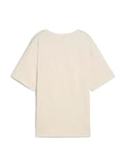 Puma Cream Womens ESS Relaxed T-Shirt - Image 3 of 3