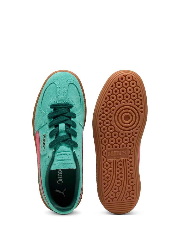 Puma Green Palermo Trainers - Image 5 of 5