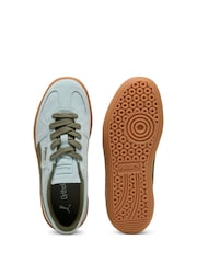 Puma Blue Palermo Trainers - Image 4 of 6