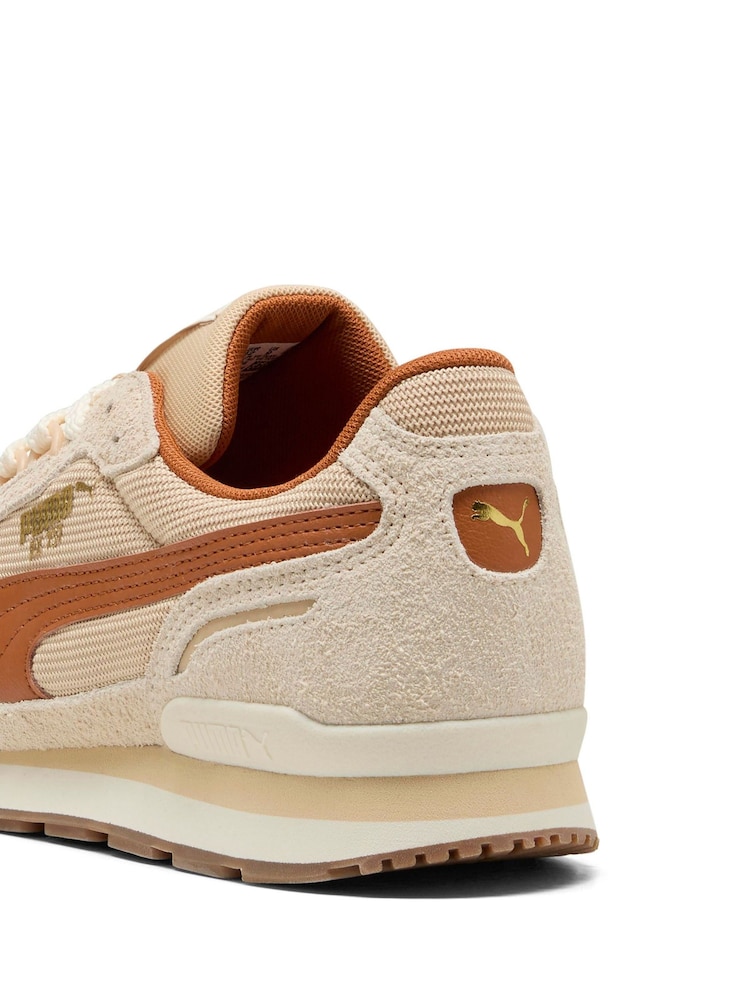 Puma Cream RX 737 Vintage Trainers - Image 6 of 6
