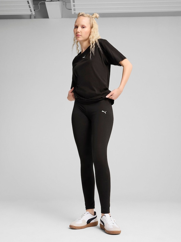 Puma Black Womens ESS Relaxed T-Shirt - Image 1 of 6