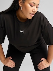 Puma Black Womens ESS Relaxed T-Shirt - Image 4 of 6