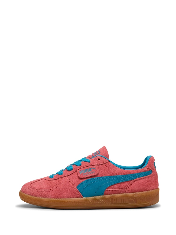 Puma Orange Palermo Trainers - Image 2 of 6