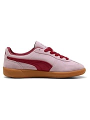 Puma Pink/Red Palermo Trainers - Image 2 of 6