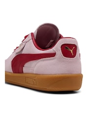 Puma Pink/Red Palermo Trainers - Image 6 of 6