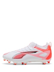 Puma White Boys Ultra 5 Match Fg/ag Football Boots - Image 2 of 6
