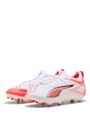 Puma White Boys Ultra 5 Match Fg/ag Football Boots - Image 3 of 6