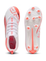 Puma White Boys Ultra 5 Match Fg/ag Football Boots - Image 4 of 6