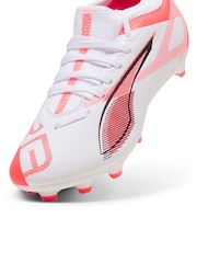 Puma White Boys Ultra 5 Match Fg/ag Football Boots - Image 5 of 6
