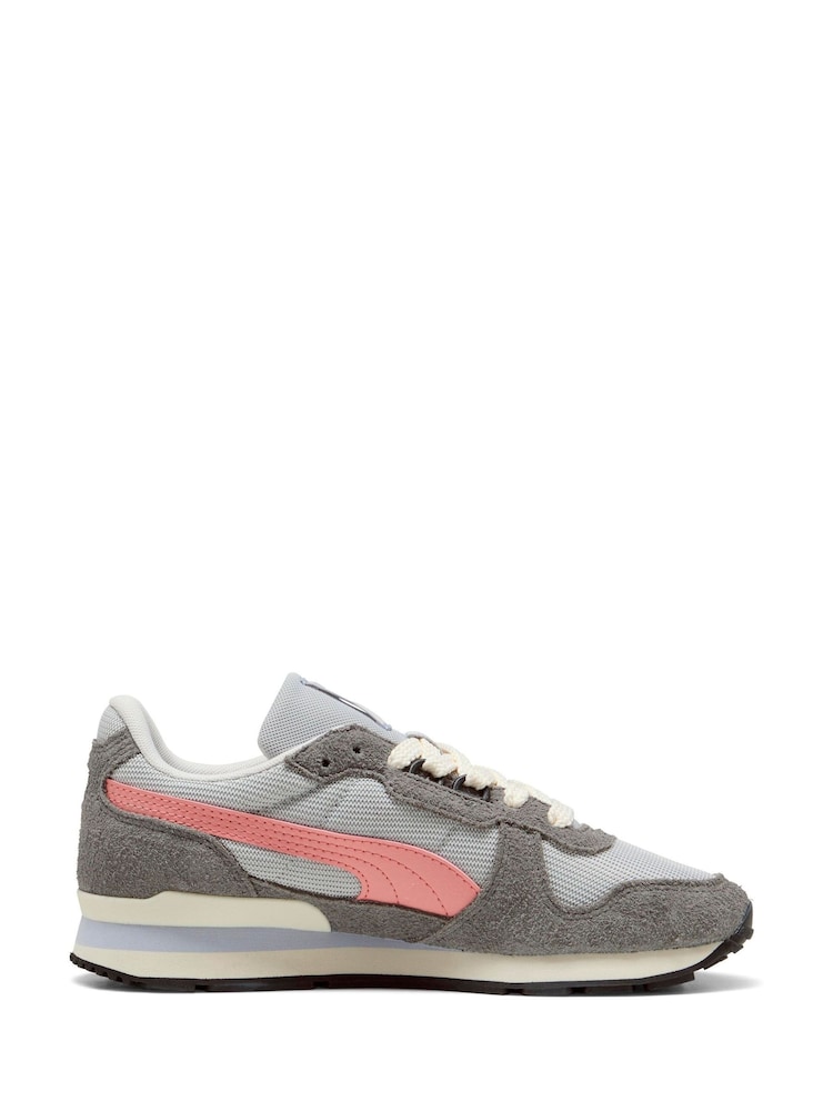 Puma Grey RX 737 Vintage Trainers - Image 1 of 6
