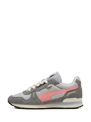 Puma Grey RX 737 Vintage Trainers - Image 2 of 6