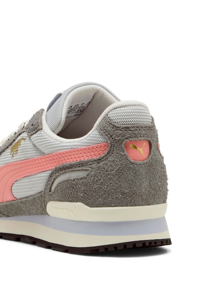 Puma Grey RX 737 Vintage Trainers - Image 6 of 6