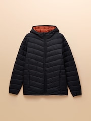 Joules Garrett Navy Showerproof Padded Jacket - Image 11 of 11