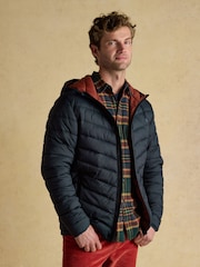 Joules Garrett Navy Showerproof Padded Jacket - Image 4 of 11