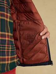 Joules Garrett Navy Showerproof Padded Jacket - Image 7 of 11