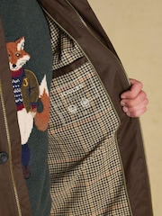Joules Sandford Brown Waterproof Raincoat - Image 7 of 10