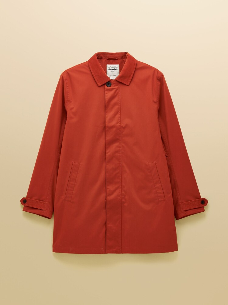 Joules Sandford Orange Waterproof Raincoat - Image 12 of 12
