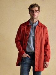 Joules Sandford Orange Waterproof Raincoat - Image 4 of 12