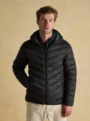 Joules Garrett Black Showerproof Padded Jacket - Image 1 of 10