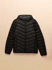 Joules Garrett Black Showerproof Padded Jacket - Image 10 of 10