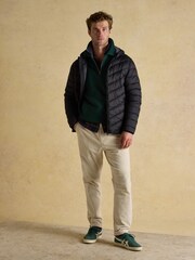 Joules Garrett Black Showerproof Padded Jacket - Image 3 of 10