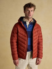 Joules Garrett Orange Showerproof Padded Jacket - Image 4 of 11