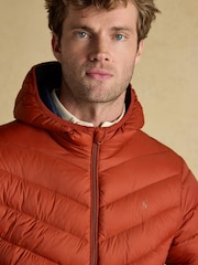 Joules Garrett Orange Showerproof Padded Jacket - Image 5 of 11