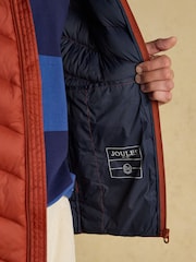 Joules Garrett Orange Showerproof Padded Jacket - Image 6 of 11