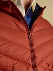 Joules Garrett Orange Showerproof Padded Jacket - Image 7 of 11