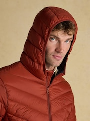 Joules Garrett Orange Showerproof Padded Jacket - Image 9 of 11