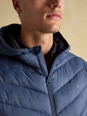 Joules Garrett Blue Showerproof Padded Jacket - Image 7 of 10